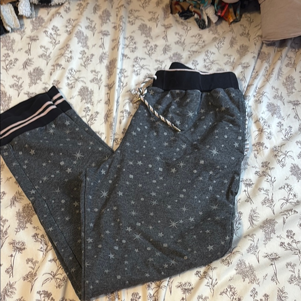 Matilda Jane Gray Joggers with Classic Polka Dots